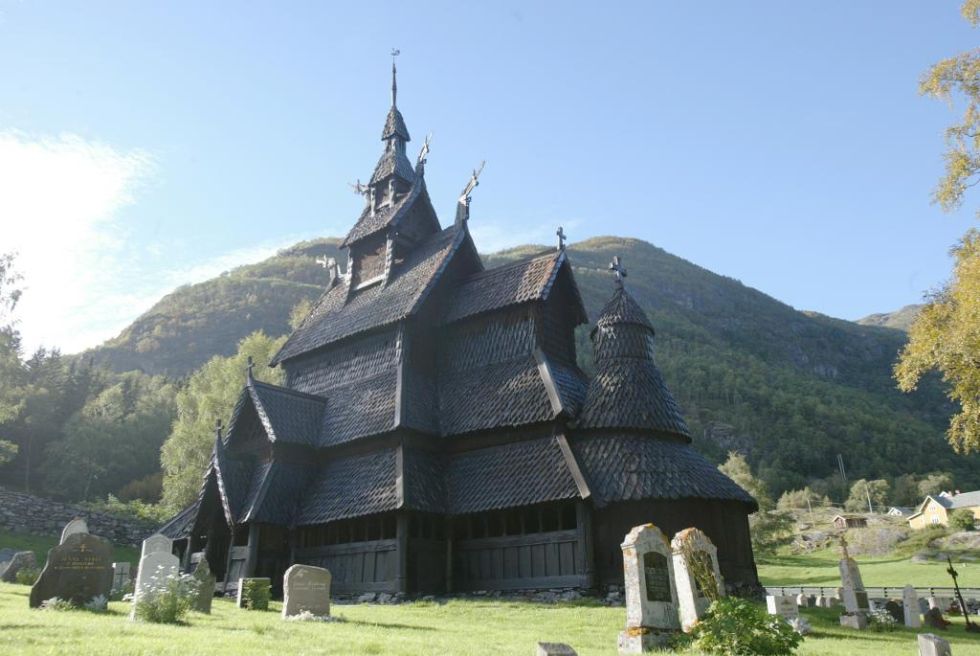 Сказочные деревянные церкви Норвегии, фото № 8