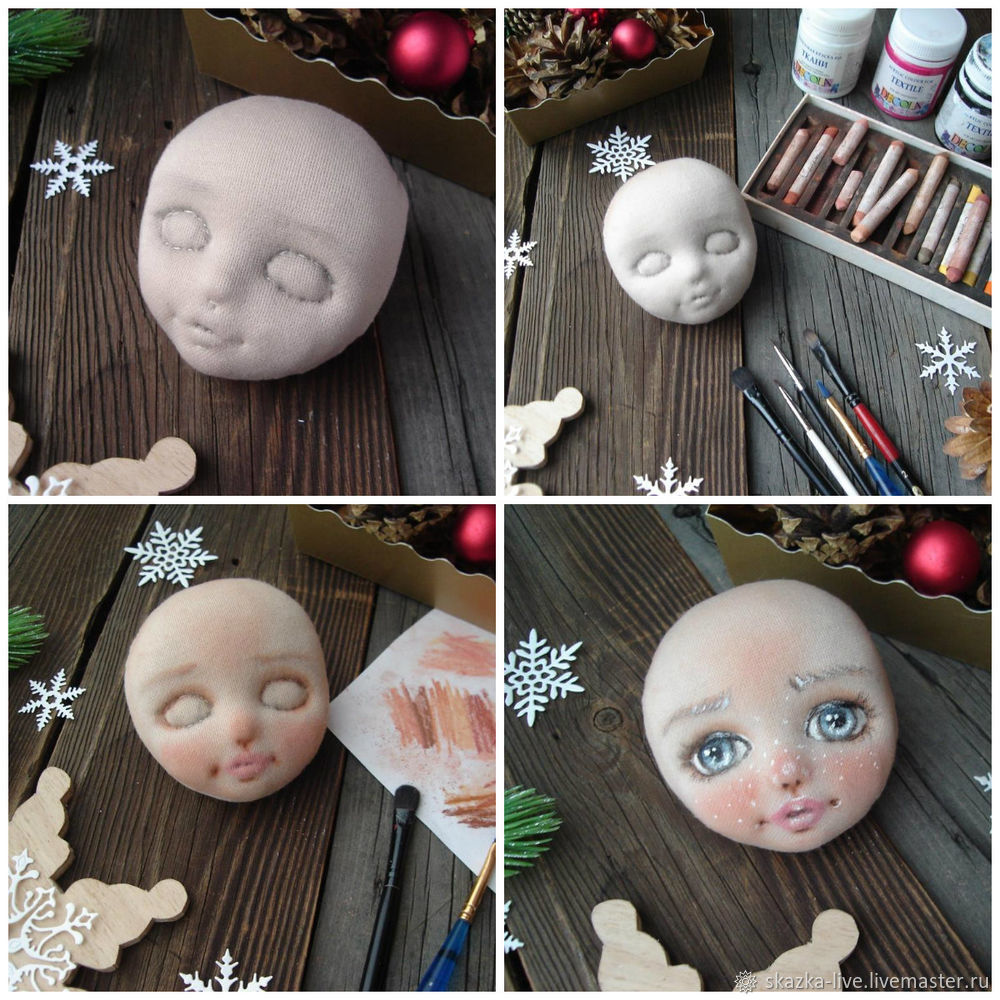 Создаем текстильную куклу «Юкико — ребенок снега», фото № 14