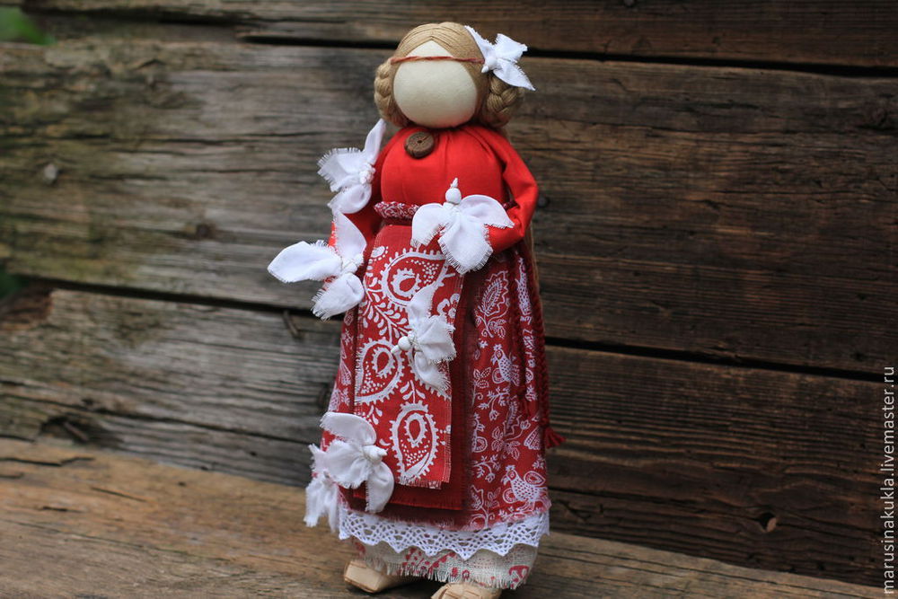 Традиционные текстильные куклы: Веснянка или Птица Радость., фото № 2