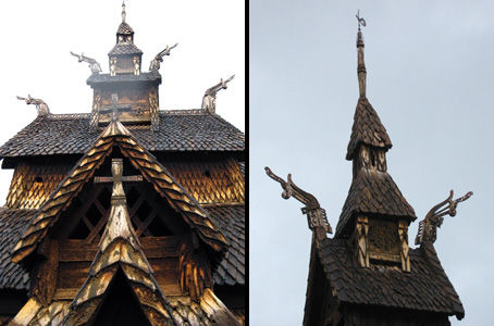 Сказочные деревянные церкви Норвегии, фото № 35