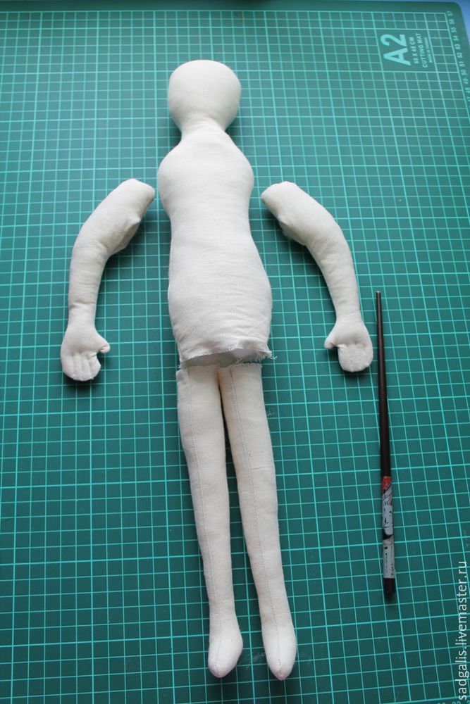 Шьем простую текстильную куколку своими руками, фото № 12
