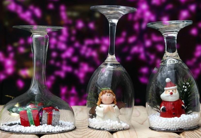 Бокалы, фужеры, стаканы и вазочки — 50 украшений для праздника, фото № 22