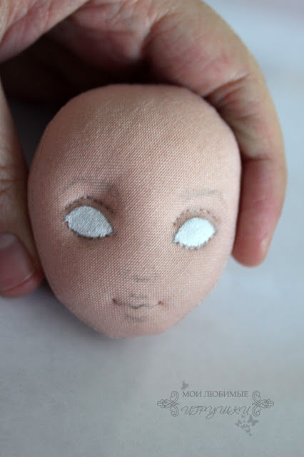 Создаем лицо текстильной кукле, фото № 13