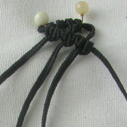 10 плетёных цепочек с бисером в технике макраме, фото № 30