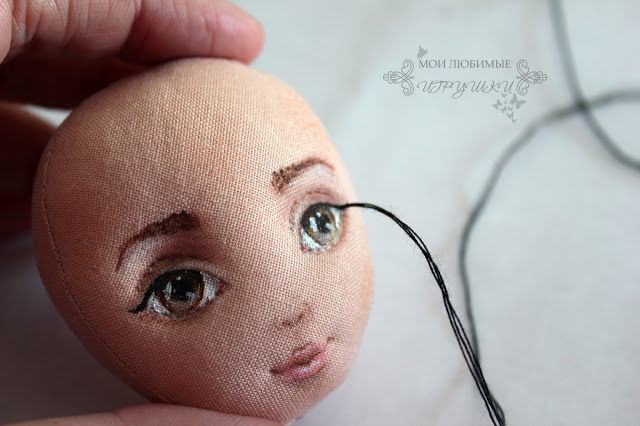 Создаем лицо текстильной кукле, фото № 23