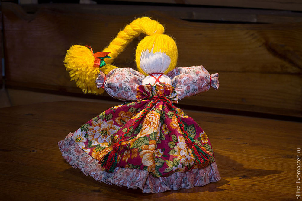 Традиционные текстильные куклы: Веснянка или Птица Радость., фото № 1