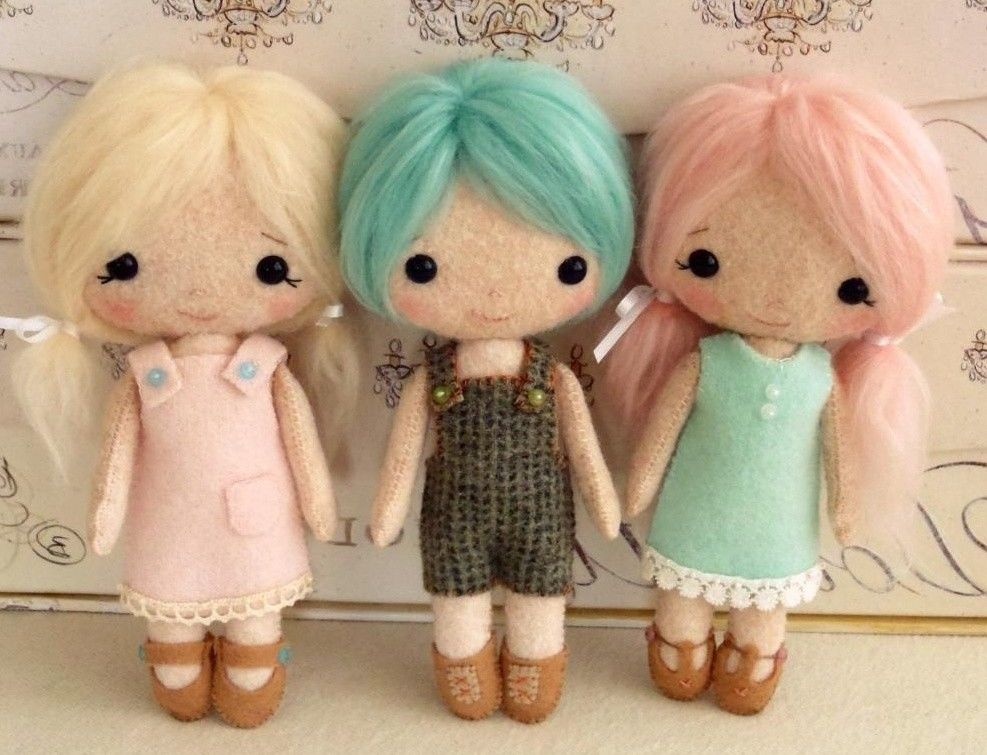 Коллекция милейших текстильных кукол — вдохновляемся!, фото № 5