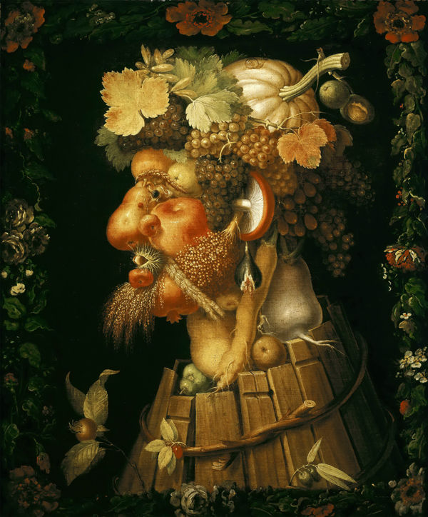 Овощные картины Джузеппе Арчимбольдо и скульптуры Филипа Хааса, фото № 14