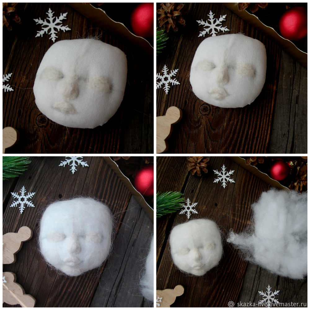 Создаем текстильную куклу «Юкико — ребенок снега», фото № 10