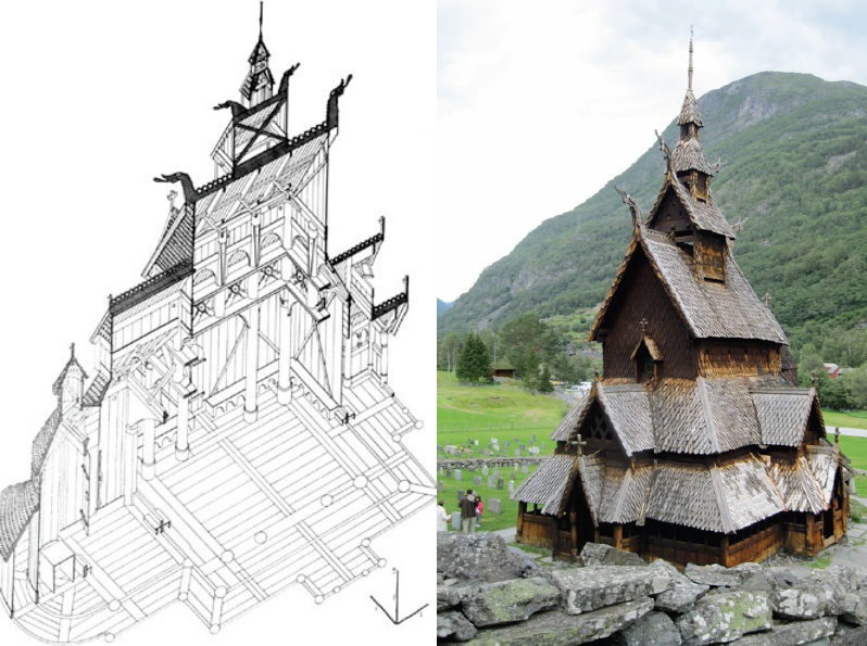 Сказочные деревянные церкви Норвегии, фото № 6