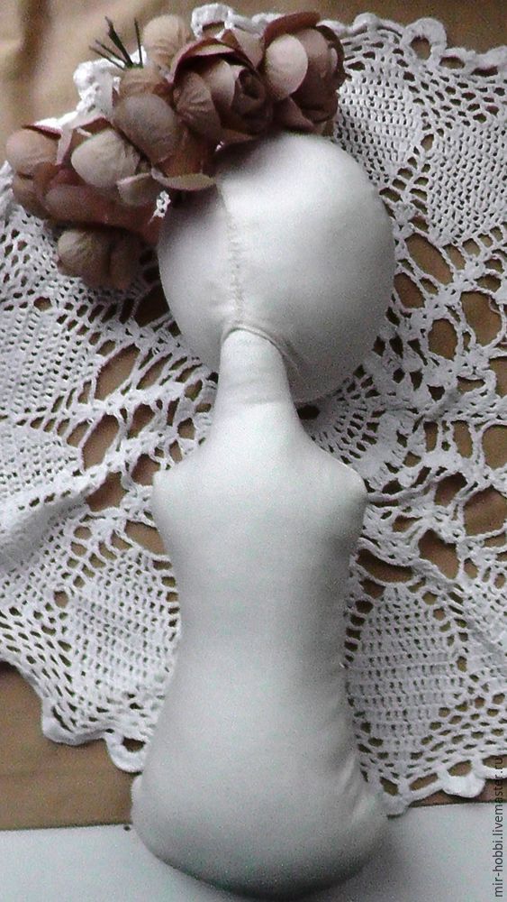 Как сделать аккуратный затылок текстильной кукле: мой способ, фото № 12