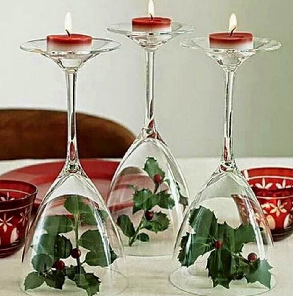 Бокалы, фужеры, стаканы и вазочки — 50 украшений для праздника, фото № 14