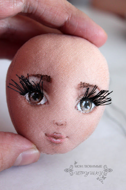 Создаем лицо текстильной кукле, фото № 25