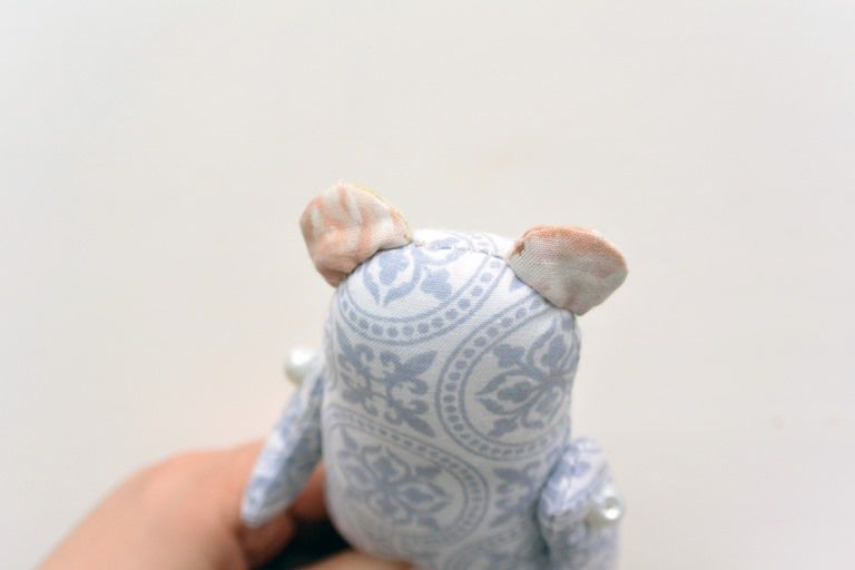 Шьем нежного текстильного мишку своими руками, фото № 42