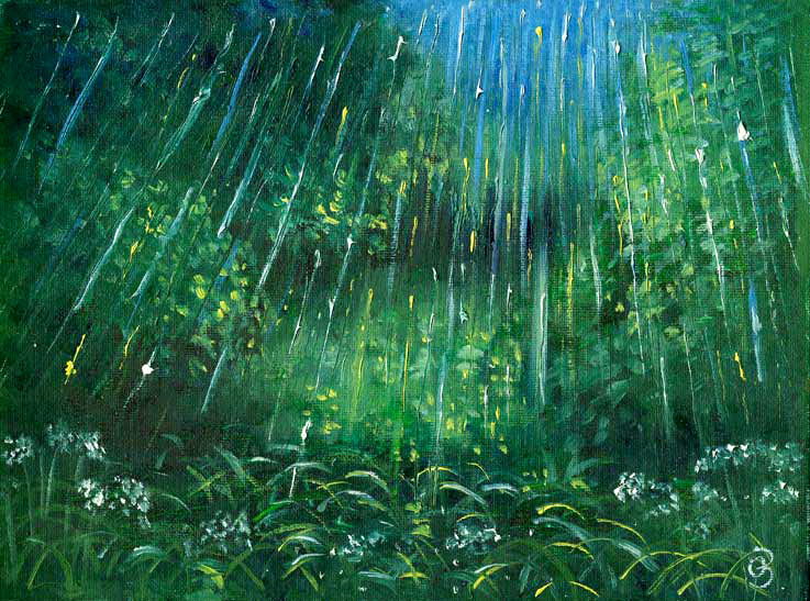 Сочинение по картине шишкина дождь в дубовом лесу