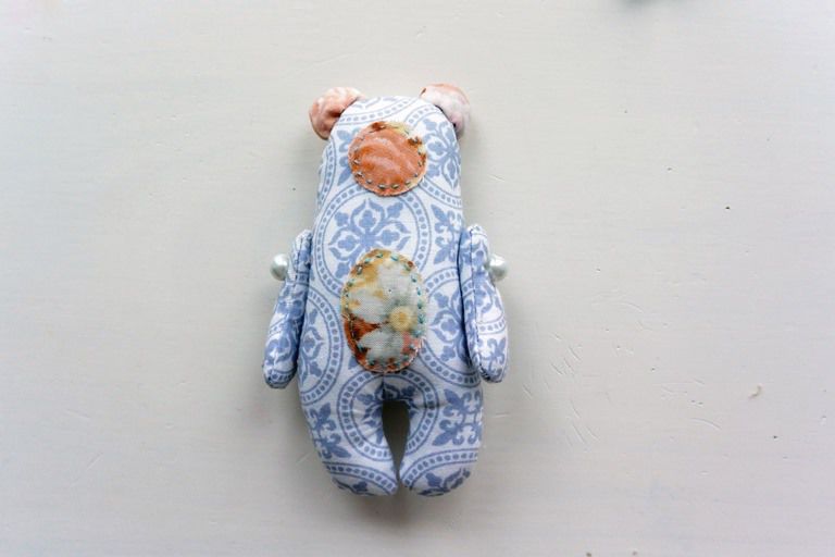 Шьем нежного текстильного мишку своими руками, фото № 44