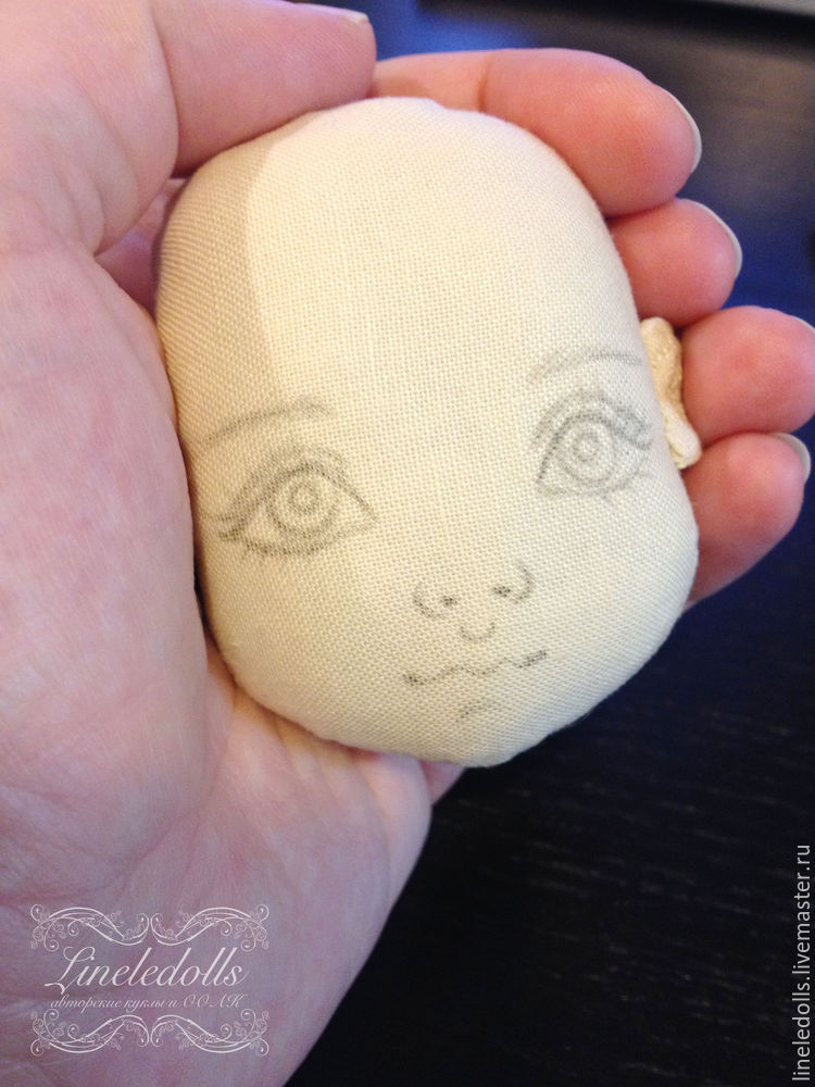 Как нарисовать личико текстильной кукле, фото № 4