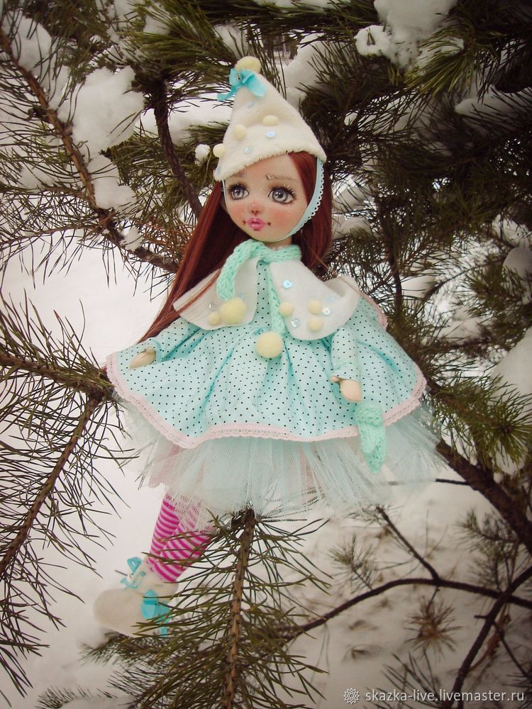 Создаем текстильную куклу «Юкико — ребенок снега», фото № 29
