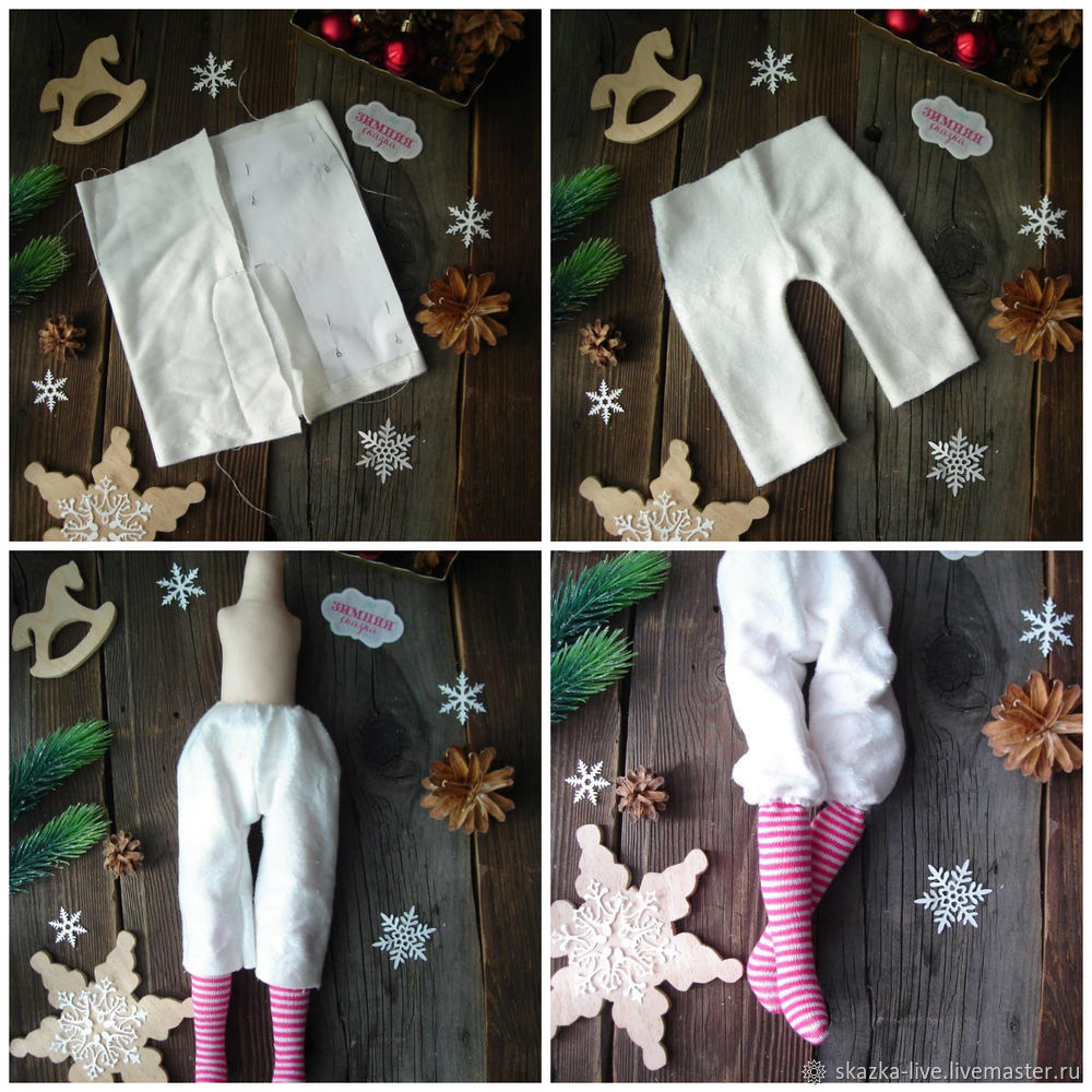 Создаем текстильную куклу «Юкико — ребенок снега», фото № 17