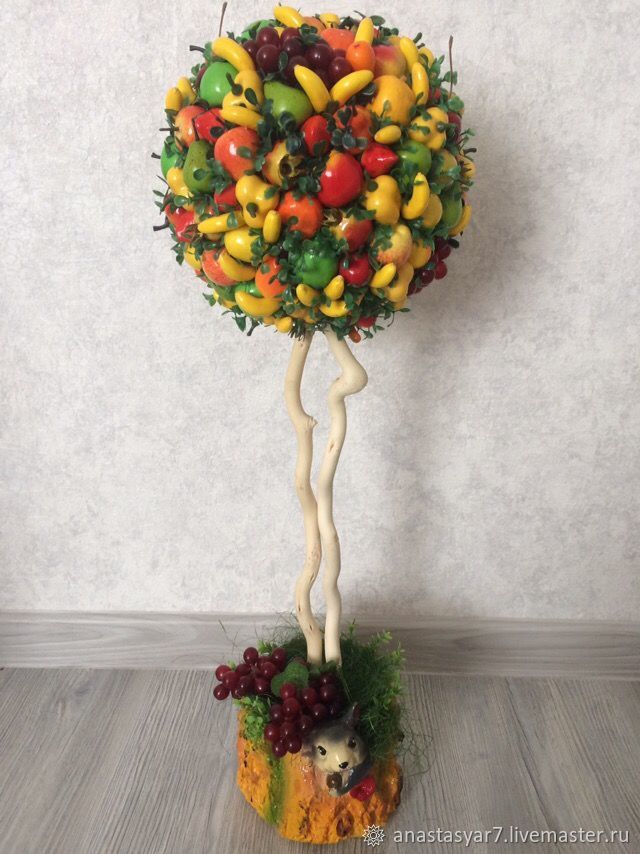Мастерим фруктовичок — декоративную композицию из искусственных фруктов, фото № 9