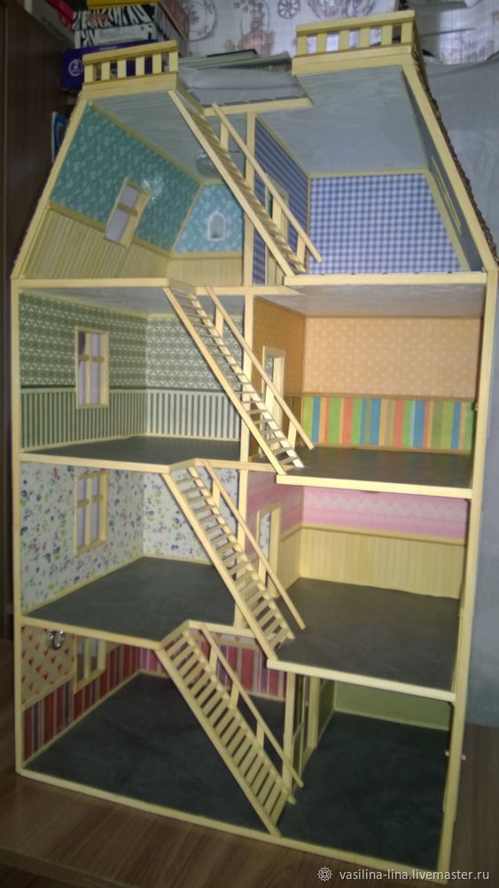 Видео мастер-класс: Создаем домик для кукол LOL, масштаб 1:24, фото № 16