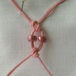 10 плетёных цепочек с бисером в технике макраме, фото № 10
