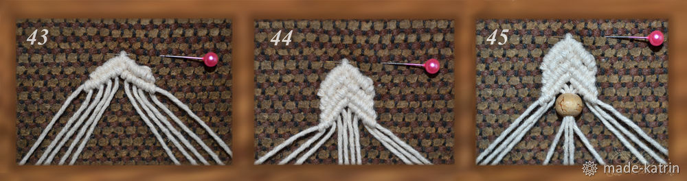 Плетем браслет в технике макраме, фото № 15