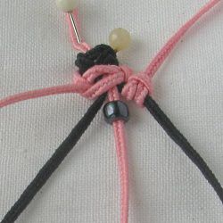 10 плетёных цепочек с бисером в технике макраме, фото № 35