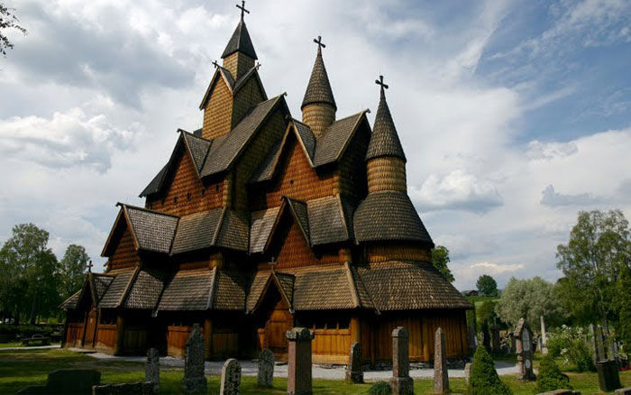 Сказочные деревянные церкви Норвегии, фото № 2