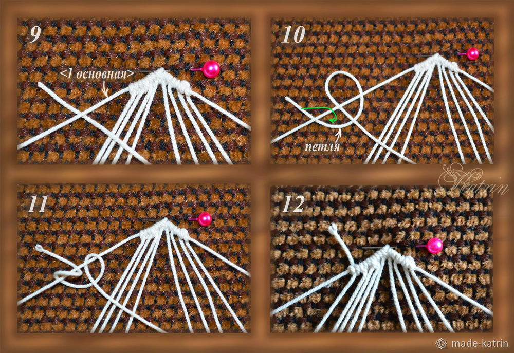 Плетём браслет в технике макраме. Часть 2, фото № 6