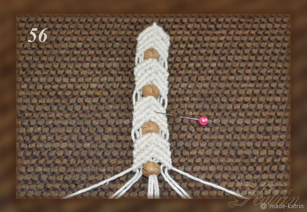 Плетем браслет в технике макраме, фото № 19