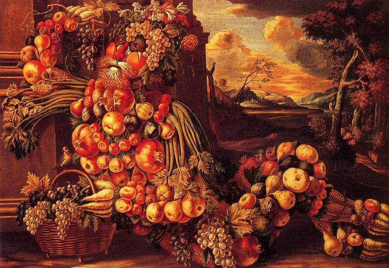 Овощные картины Джузеппе Арчимбольдо и скульптуры Филипа Хааса, фото № 1