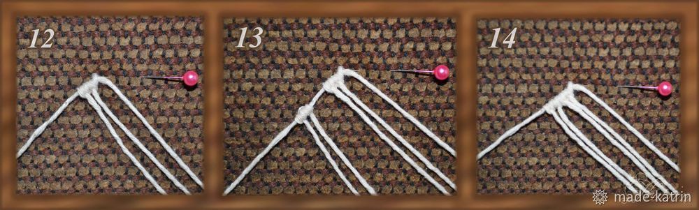 Плетем браслет в технике макраме, фото № 6