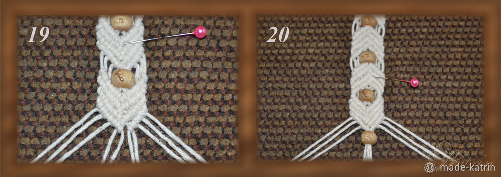 Плетем браслет в технике макраме, фото № 26