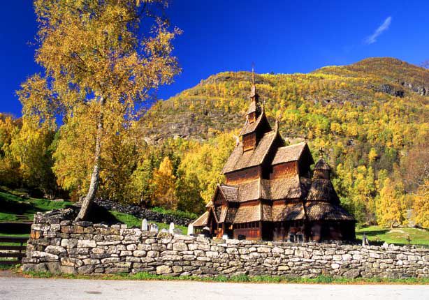 Сказочные деревянные церкви Норвегии, фото № 33