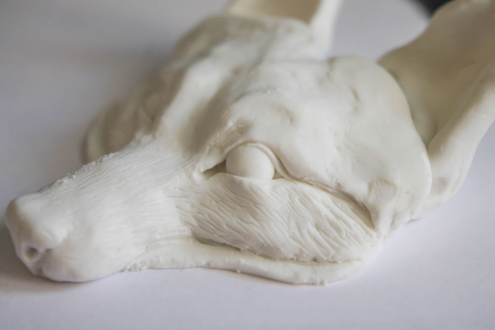 Мастерим брошь-тотем «Лисица» из полимерной глины, фото № 14