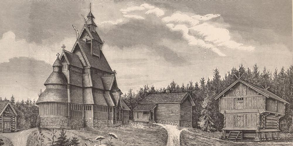 Сказочные деревянные церкви Норвегии, фото № 26