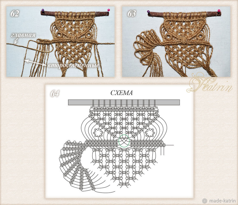 Плетём «Сову» в технике макраме. Часть 3., фото № 25