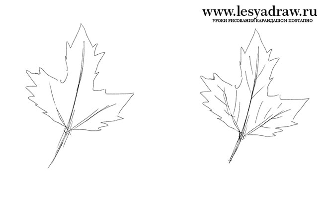 Как нарисовать осенний букет из листьев поэтапно   подборка картинок (4)