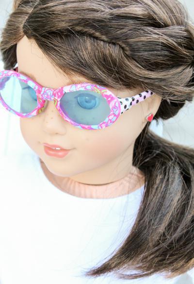 как сделать солнцезащитные очки для куклы