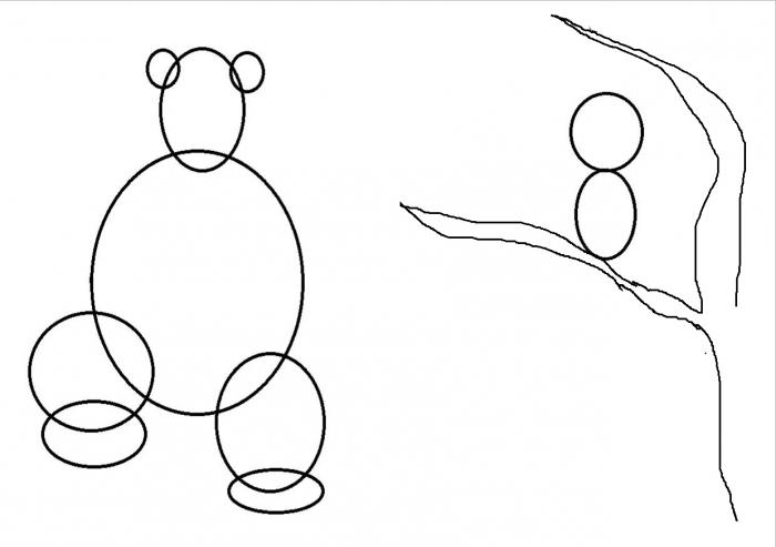 рисовать машу и медведя