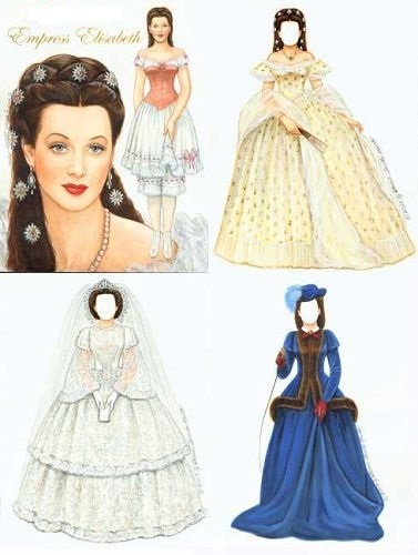 Картонными куклами со сменной одеждой играли еще в 18 веке.