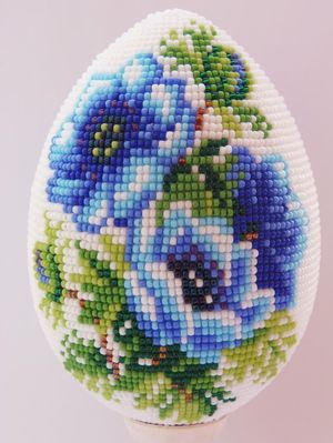 Схема плетения яйца