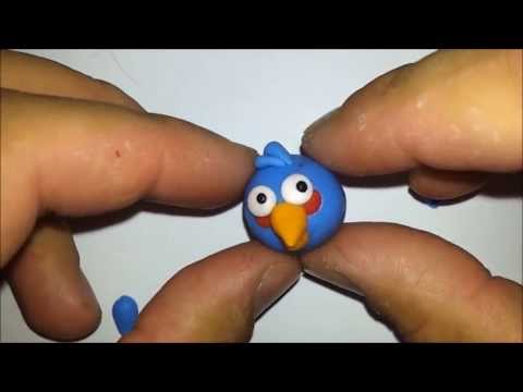 Лепим Angry Birds. Синяя птичка.