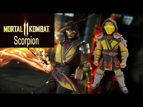 Мортал Комбат 11:Скорпион Из Пластилина