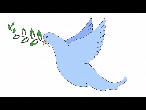 Как нарисовать летящего голубя: инструкция от EvriKak