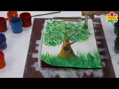 Как нарисовать дерево с нуля - техника правополушарного рисования