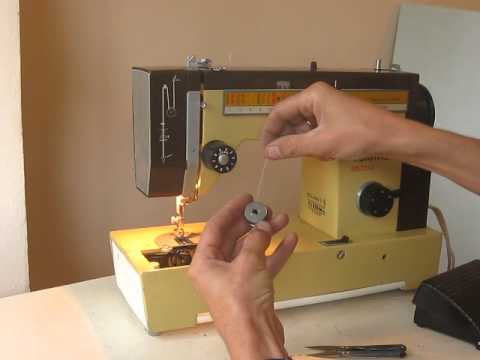 Sewing machine Veritas 8014/4140E  намотка і заправка ниток