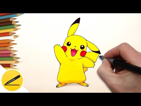 Как Нарисовать Пикачу (Покемон Го) поэтапно 