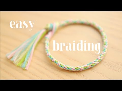 Braiding: easy round cord / круглое плетение ЛЕГКО!